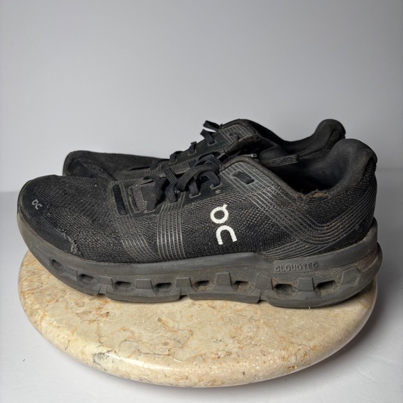 Women's 9.5 On Cloudgo Black Eclipse Running Training Shoes Sneakers Trainers - Picture 1 of 12